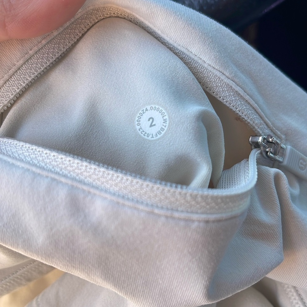 lululemon athletica Speed Up High-Rise Lined Shorts — Bone (Off-White) - Picture 5 of 8